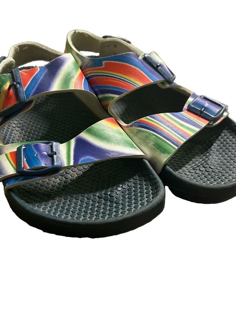 Birkenstock Multicolor Summer Sandals Size 6 37 - Picture 2 of 5